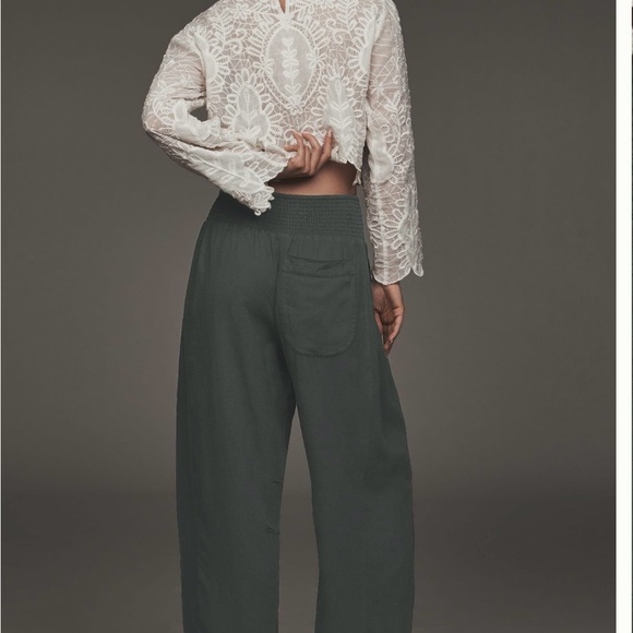 Pilcro Ivory Linen Blend Pants - Picture 9 of 9